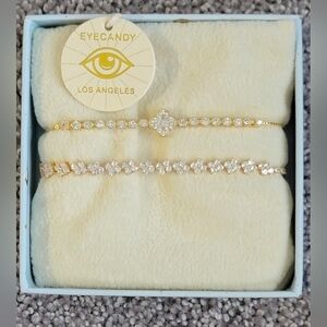 EyeCandy ArmCandy Gold Tone Bracelet, Brand New